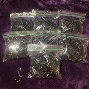 Bulk Black Metal Hooks